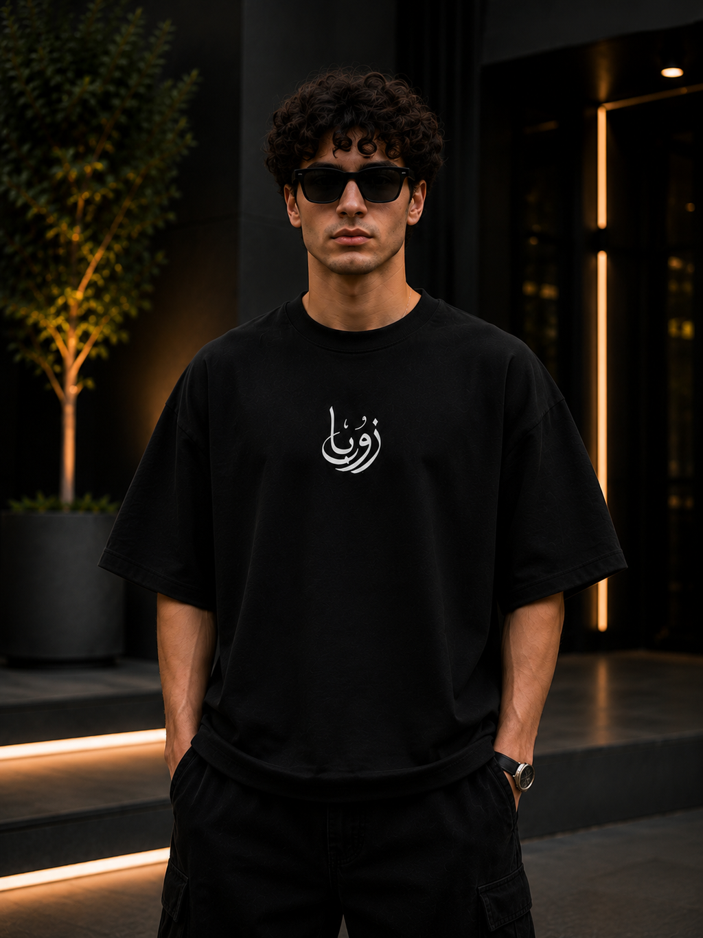 تيشيرت زوبا رجالي بوكس فيت