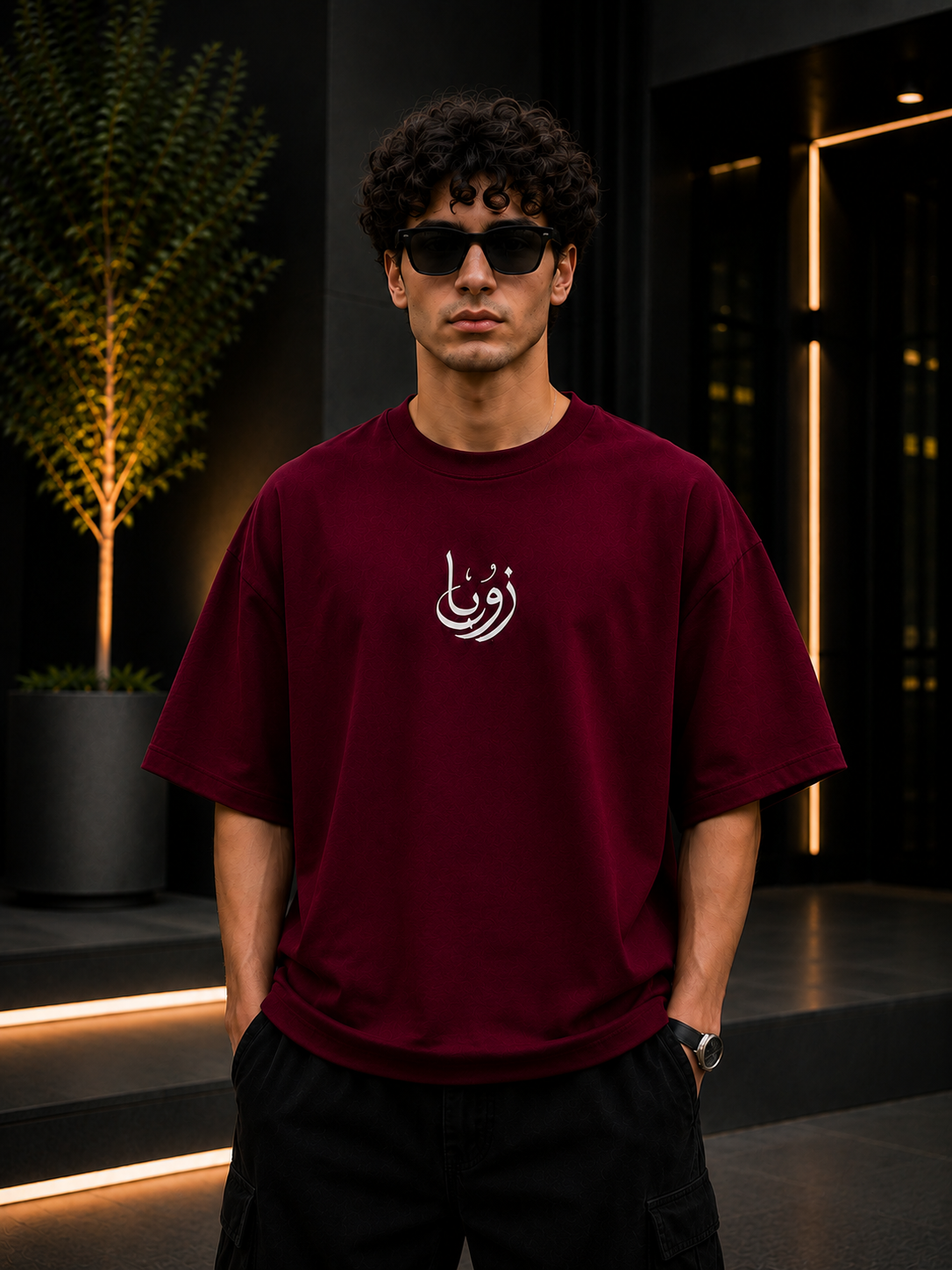 تيشيرت زوبا رجالي بوكس فيت